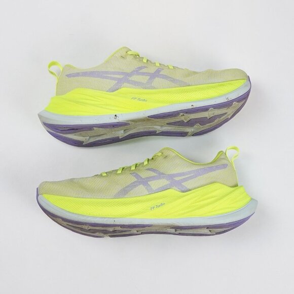 Asics Superblast 301 Hazard Green Amethyst Purple Running Sneaker - Men\'s 10.5 main image 8